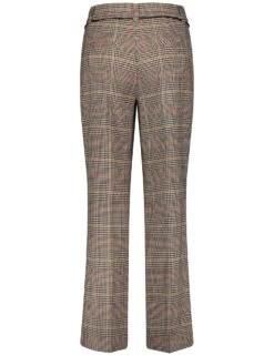 Gerry Weber Fein Karierte Hose Wide Leg -Feine Mode fein karierte hose wide leg 03