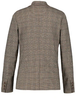 Gerry Weber Fein Karierter Blazer Mit Revers -Feine Mode fein karierter blazer mit revers 03