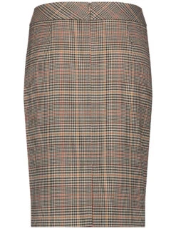 Gerry Weber Fein Karierter Bleistiftrock Mit Stretchkomfort -Feine Mode fein karierter bleistiftrock mit stretchkomfort 03