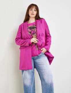 Fein Schimmernder Longblazer