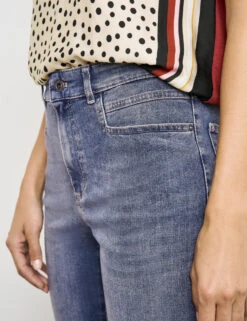 Gerry Weber Flared Jeans Mit Washed-Out Effekt -Feine Mode flared jeans mit washed out effekt 100