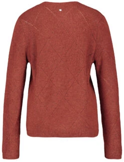Gerry Weber Flauschiger Pullover Mit Ajour-Details -Feine Mode flauschiger pullover mit ajour details 03