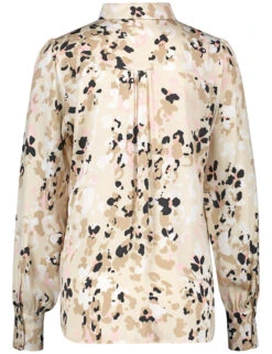 Taifun Fließende Bluse Mit Allover-Dessin -Feine Mode fliessende bluse mit allover dessin 03