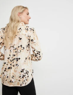 Taifun Fließende Bluse Mit Allover-Dessin -Feine Mode fliessende bluse mit allover dessin 104