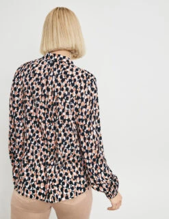 Gerry Weber Fließende Langarmbluse Mit Allover-Muster 14 Gerry Weber Fließende Langarmbluse Mit Allover-Muster -Feine Mode fliessende langarmbluse mit allover muster 104