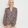 Gerry Weber Fließende Langarmbluse Mit Allover-Muster
