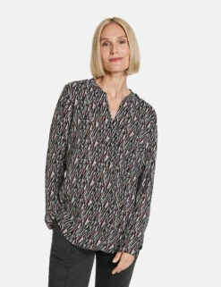 Gerry Weber Fließende Tunika Mit Allover-Dessin -Feine Mode fliessende tunika mit allover dessin 01