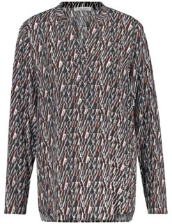 Gerry Weber Fließende Tunika Mit Allover-Dessin -Feine Mode fliessende tunika mit allover dessin 02