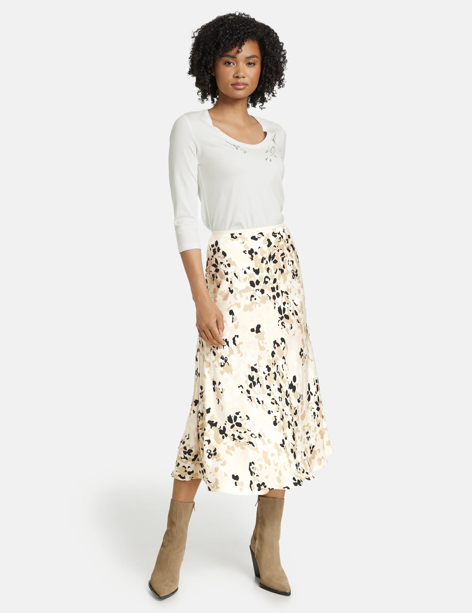 Taifun Fließender A-Linien-Rock Mit Elastischem Bund 8 Taifun Fließender A-Linien-Rock Mit Elastischem Bund - Image 6