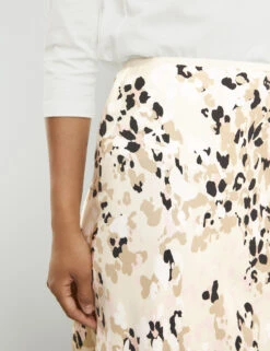 Taifun Fließender A-Linien-Rock Mit Elastischem Bund 11 Taifun Fließender A-Linien-Rock Mit Elastischem Bund -Feine Mode fliessender a linien rock mit elastischem bund 100