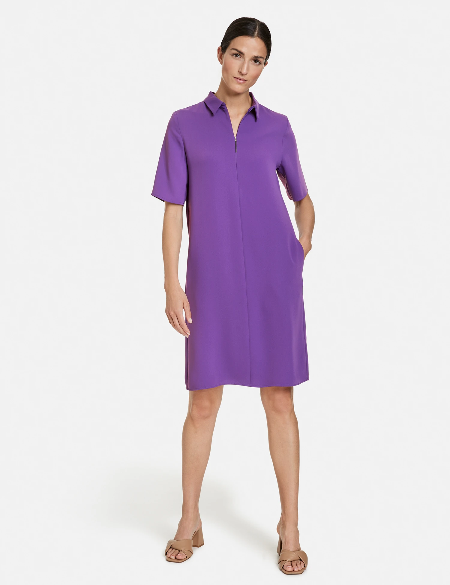 Gerry Weber Fließendes Kleid Mit Reißverschluss 9 Gerry Weber Fließendes Kleid Mit Reißverschluss - Image 7