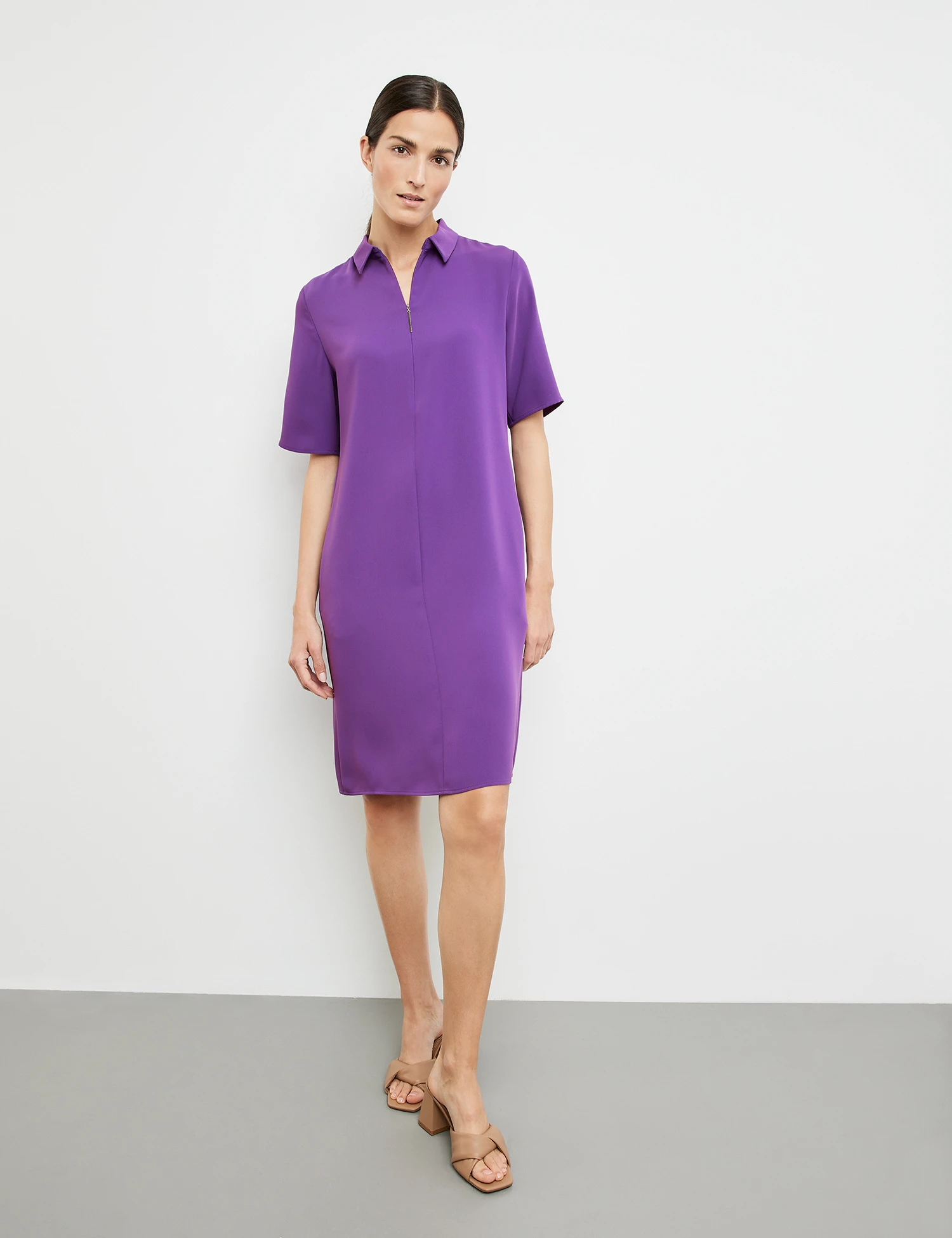 Gerry Weber Fließendes Kleid Mit Reißverschluss 3 Gerry Weber Fließendes Kleid Mit Reißverschluss