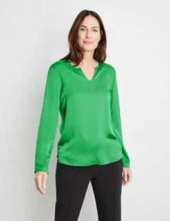 Gerry Weber Fließendes Langarm Blusenshirt