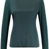 Gerry Weber Fließendes Langarmshirt Mit Material-Patch 1 Gerry Weber Fließendes Langarmshirt Mit Material-Patch -Feine Mode fliessendes langarmshirt mit material patch 02