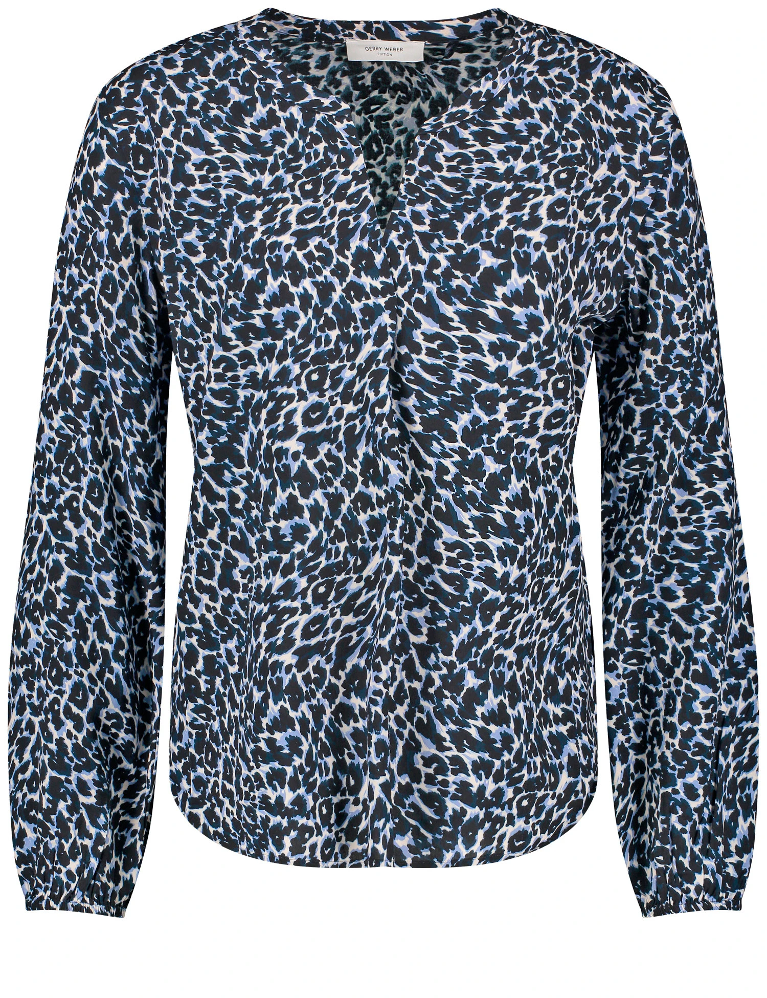 Gerry Weber Gemusterte Bluse Mit Falte Am Vorderteil 4 Gerry Weber Gemusterte Bluse Mit Falte Am Vorderteil - Image 2