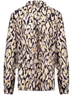 Gerry Weber Gemusterte Hemdbluse Mit Seitenschlitzen 11 Gerry Weber Gemusterte Hemdbluse Mit Seitenschlitzen -Feine Mode gemusterte hemdbluse mit seitenschlitzen 03