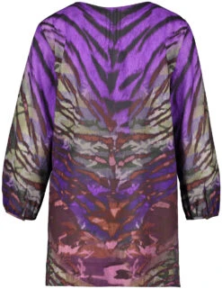 Gerry Weber Gemusterte Longbluse Mit Biesen -Feine Mode gemusterte longbluse mit biesen 03