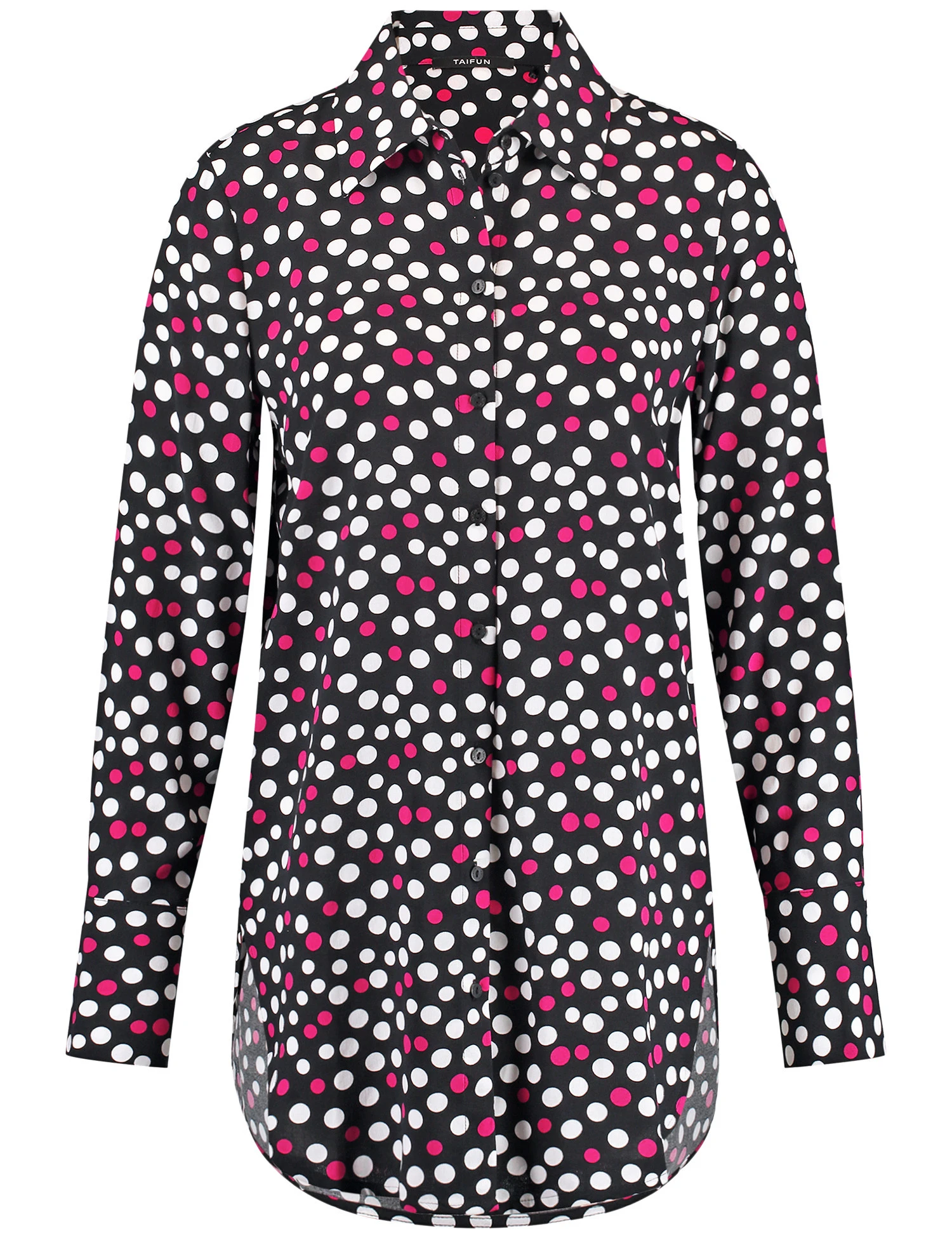 Taifun Gemusterte Longbluse Mit Verlängertem Rückenteil 4 Taifun Gemusterte Longbluse Mit Verlängertem Rückenteil - Image 2