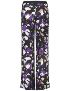 Gerry Weber Gemusterte Schlupfhose Wide Leg -Feine Mode gemusterte schlupfhose wide leg 03