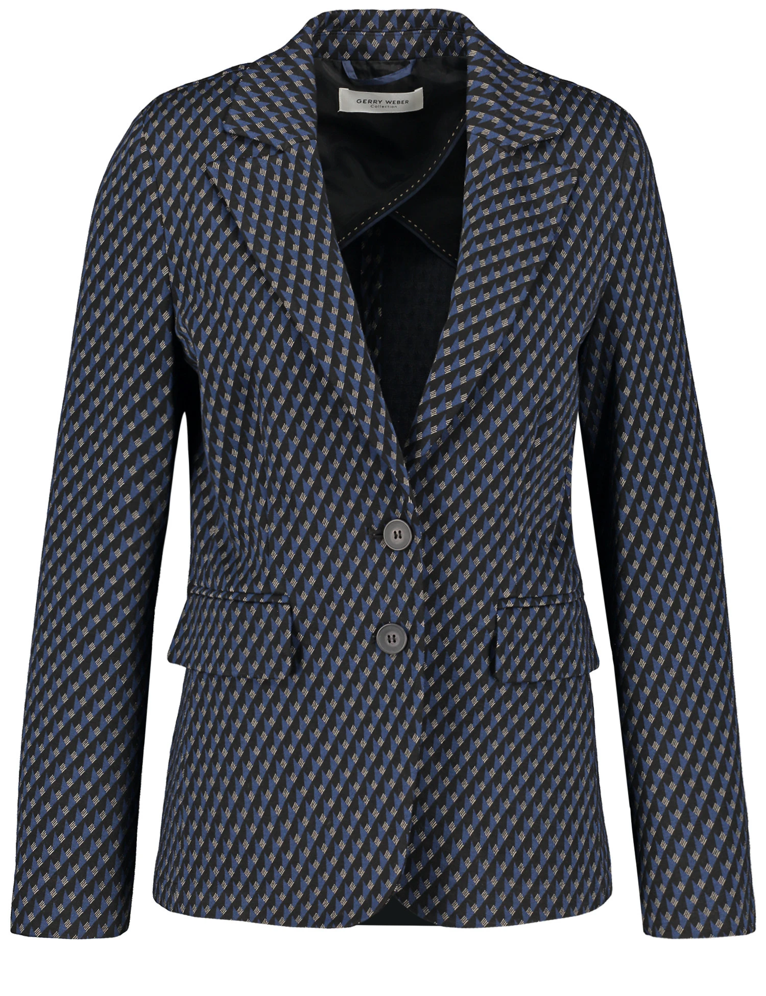 Gerry Weber Gemusterter Blazer Mit Pattentaschen 4 Gerry Weber Gemusterter Blazer Mit Pattentaschen - Image 2