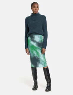 Gerry Weber Gemusterter Bleistiftrock Aus Feinstrick 15 Gerry Weber Gemusterter Bleistiftrock Aus Feinstrick -Feine Mode gemusterter bleistiftrock aus feinstrick 01