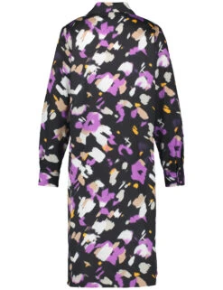 Gerry Weber Gemustertes Blusenkleid Mit Armriegel -Feine Mode gemustertes blusenkleid mit armriegel 03