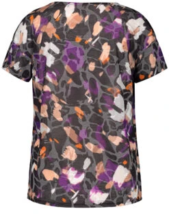 Gerry Weber Gemustertes Kurzarmshirt Mit Elastischem Saum 11 Gerry Weber Gemustertes Kurzarmshirt Mit Elastischem Saum -Feine Mode gemustertes kurzarmshirt mit elastischem saum 03