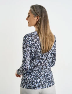 Gerry Weber Gemustertes Langarmshirt Mit Ausbrenner-Qualität 14 Gerry Weber Gemustertes Langarmshirt Mit Ausbrenner-Qualität -Feine Mode gemustertes langarmshirt mit ausbrenner qualitaet 104
