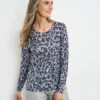 Gerry Weber Gemustertes Langarmshirt Mit Ausbrenner-Qualität 1 Gerry Weber Gemustertes Langarmshirt Mit Ausbrenner-Qualität -Feine Mode gemustertes langarmshirt mit ausbrenner qualitaet 110