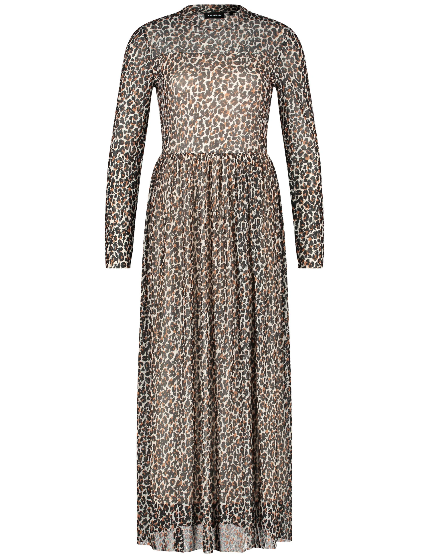Taifun Gemustertes Maxikleid Mit Semitransparenten Details 4 Taifun Gemustertes Maxikleid Mit Semitransparenten Details - Image 2