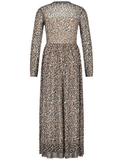 Taifun Gemustertes Maxikleid Mit Semitransparenten Details 10 Taifun Gemustertes Maxikleid Mit Semitransparenten Details -Feine Mode gemustertes maxikleid mit semitransparenten details 03