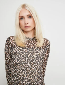 Taifun Gemustertes Maxikleid Mit Semitransparenten Details 11 Taifun Gemustertes Maxikleid Mit Semitransparenten Details -Feine Mode gemustertes maxikleid mit semitransparenten details 100