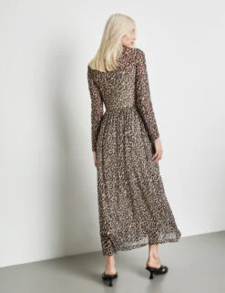 Taifun Gemustertes Maxikleid Mit Semitransparenten Details 12 Taifun Gemustertes Maxikleid Mit Semitransparenten Details -Feine Mode gemustertes maxikleid mit semitransparenten details 104