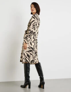 Taifun Gemustertes Wickelkleid -Feine Mode gemustertes wickelkleid 104