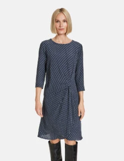 Gerry Weber Gepunktetes Kleid Mit Knotendetail 15 Gerry Weber Gepunktetes Kleid Mit Knotendetail -Feine Mode gepunktetes kleid mit knotendetail 01