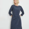 Gerry Weber Gepunktetes Kleid Mit Knotendetail -Feine Mode gepunktetes kleid mit knotendetail 110
