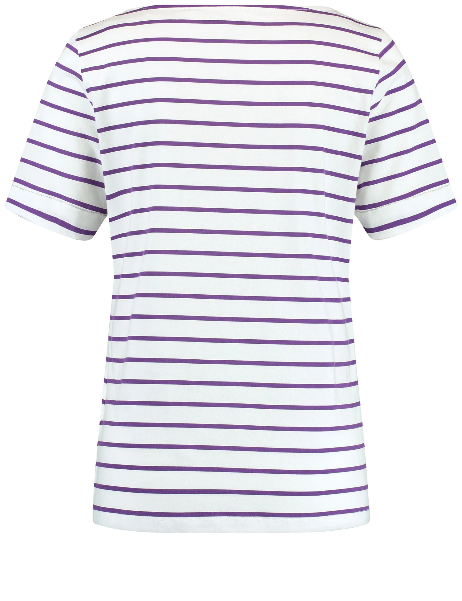 Gerry Weber Geringeltes Halbarmshirt Mit Steinchendekor 5 Gerry Weber Geringeltes Halbarmshirt Mit Steinchendekor - Image 3