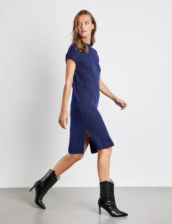 Taifun Glitzerndes Strickkleid -Feine Mode glitzerndes strickkleid 102