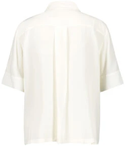 Gerry Weber Halbarmbluse Aus Viscose Crepe Mit Verdeckter Knopfleiste -Feine Mode halbarmbluse aus viscose crepe mit verdeckter knopfleiste 03