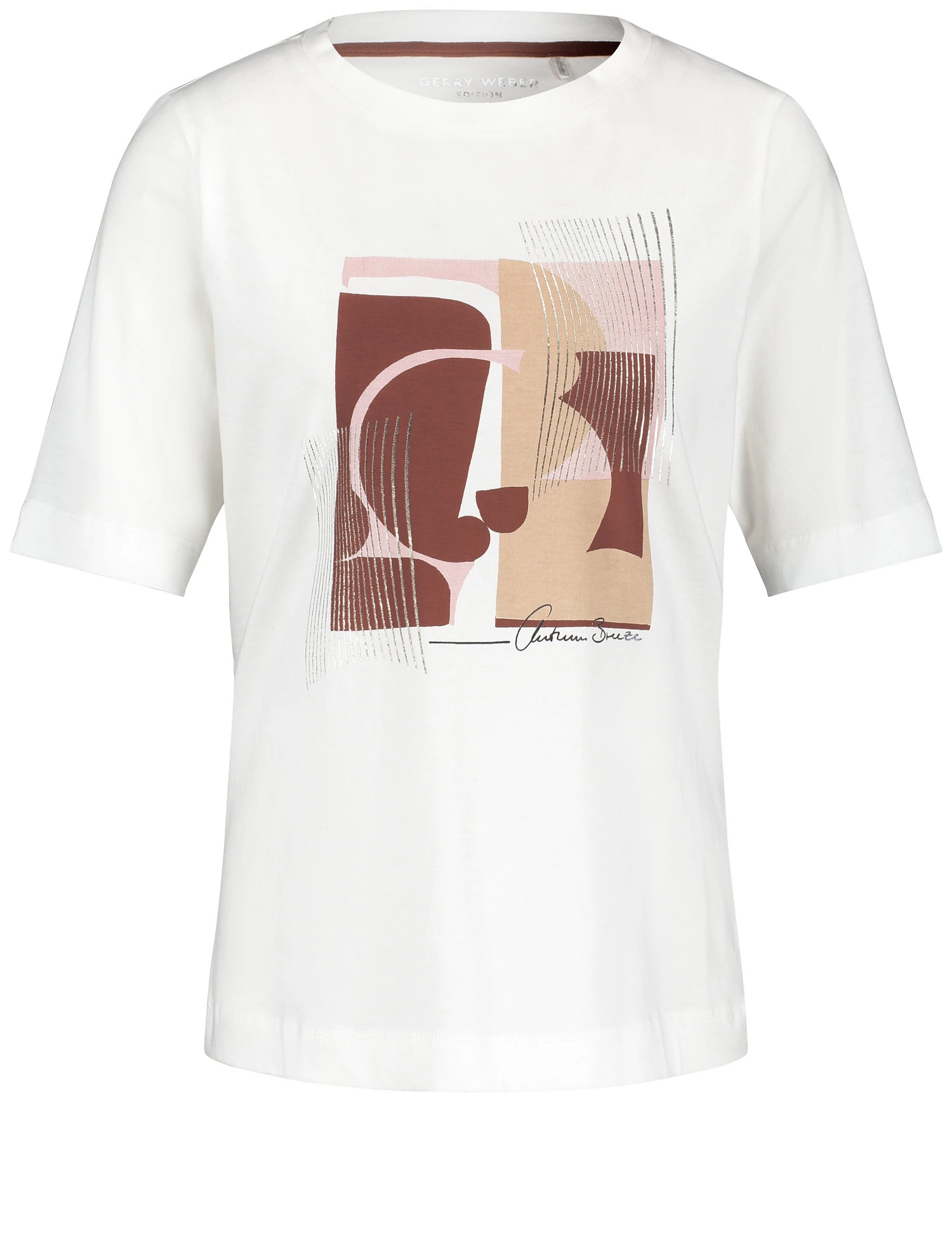 Gerry Weber Halbarmshirt Mit Frontprint Und Wording 4 Gerry Weber Halbarmshirt Mit Frontprint Und Wording - Image 2