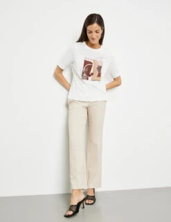 Gerry Weber Halbarmshirt Mit Frontprint Und Wording 13 Gerry Weber Halbarmshirt Mit Frontprint Und Wording -Feine Mode halbarmshirt mit frontprint und wording 102