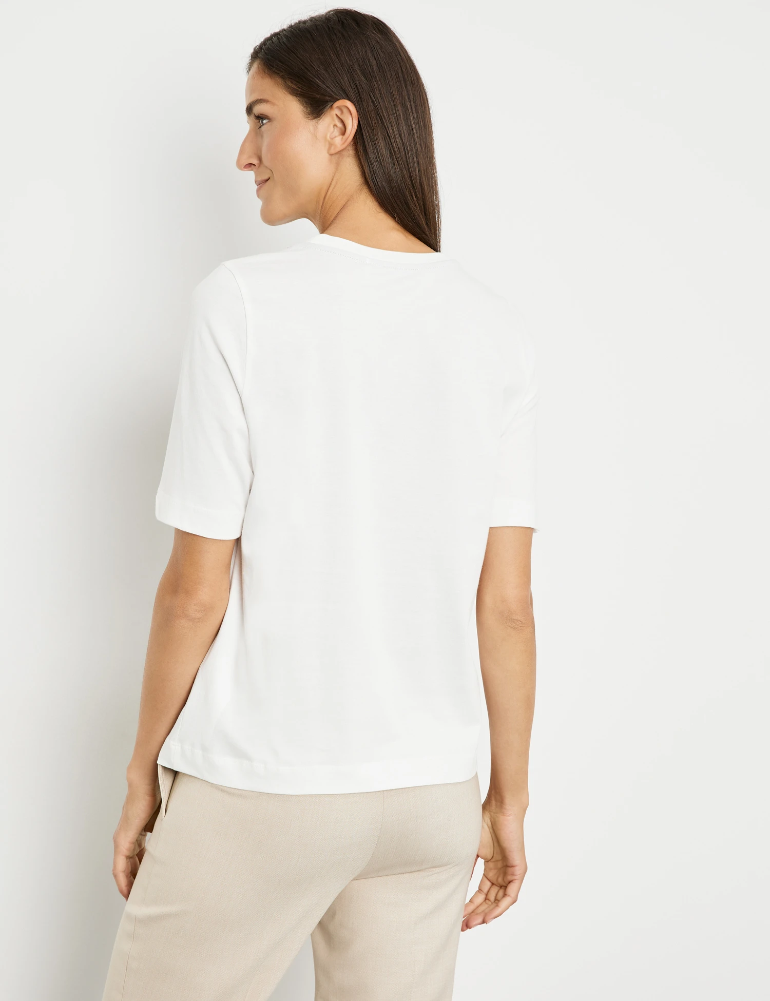 Gerry Weber Halbarmshirt Mit Frontprint Und Wording 8 Gerry Weber Halbarmshirt Mit Frontprint Und Wording - Image 6