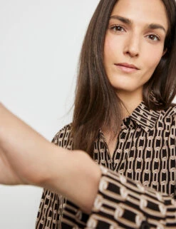 Gerry Weber Hemdbluse Mit Kettendessin -Feine Mode hemdbluse mit kettendessin 100