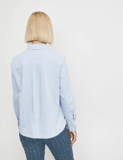 Gerry Weber Hemdbluse Mit Verdeckter Knopfleiste Und Armriegel -Feine Mode hemdbluse mit verdeckter knopfleiste und armriegel 104