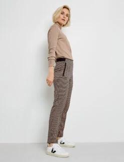 Gerry Weber Hose Mit Vichy Karo -Feine Mode hose mit vichy karo 102