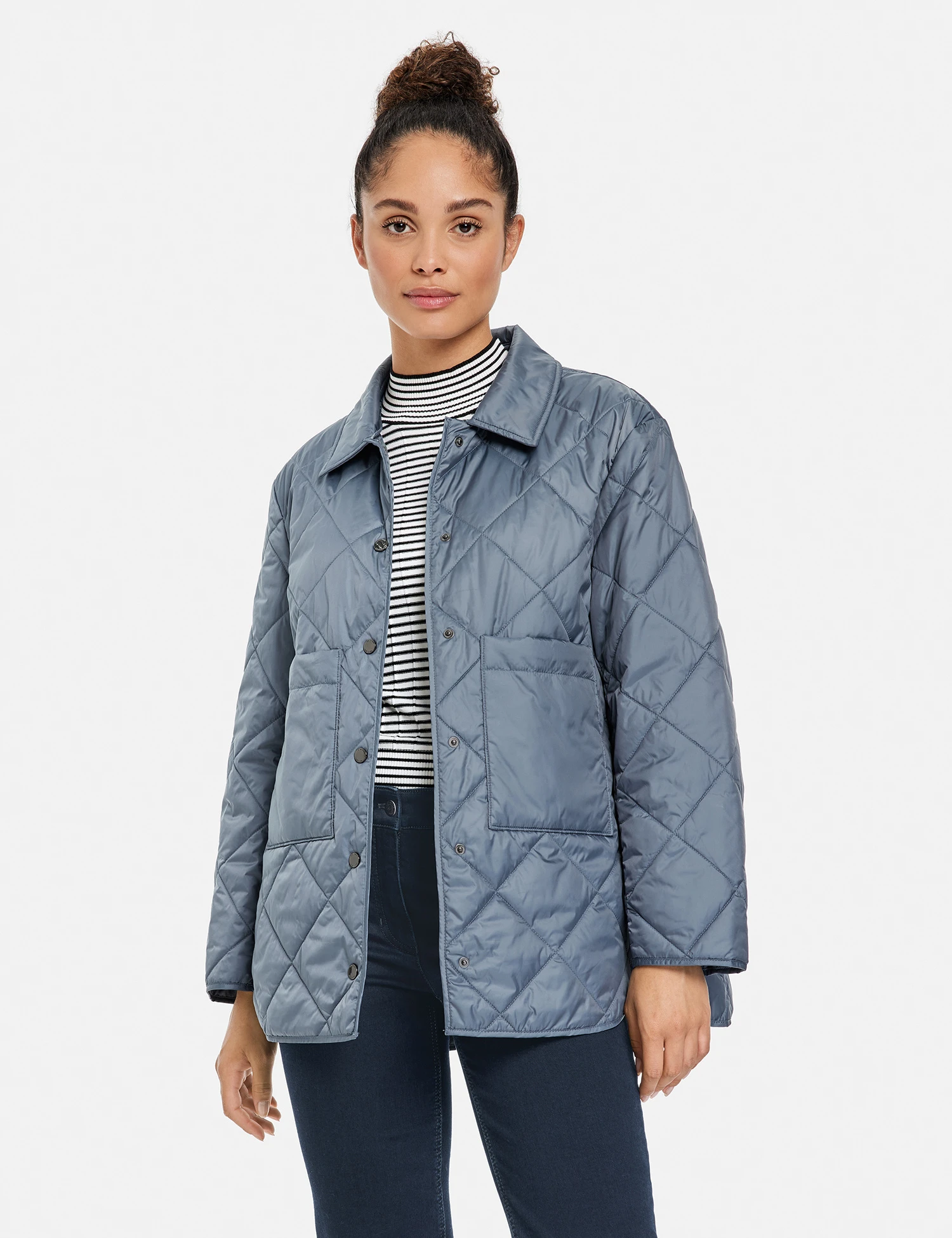 Gerry Weber Jacke Mit Rautenstepp 8 Gerry Weber Jacke Mit Rautenstepp - Image 6
