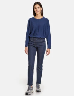 Gerry Weber Jeans Mit Kontrastnähten -Feine Mode jeans mit kontrastnaehten 01