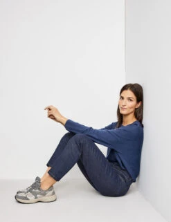 Gerry Weber Jeans Mit Kontrastnähten -Feine Mode jeans mit kontrastnaehten 105