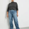 Jeans Mit Weitem Bein Carlotta -Feine Mode jeans mit weitem bein carlotta 110