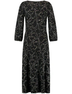 Taifun Jerseykleid In Midilänge -Feine Mode jerseykleid in midilaenge 03